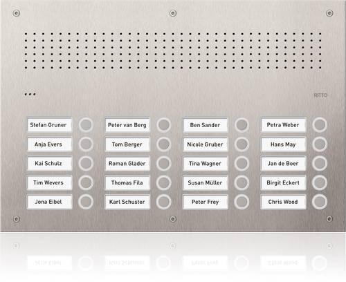 Ritto by Schneider RGE1814125 Türsprechanlage Edelstahl von Ritto by Schneider