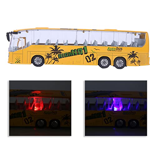 Riuulity Busspielzeug in Legierung von Zeichnen mit Licht und Musik für, Umwelt -Aerosolmalerei, Ideal für die Sammlung, Geschenke (Yellow) von Riuulity