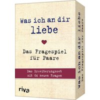 Was ich an dir liebe - Das Fragespiel für Paare 2 von Riva Verlag GmbH