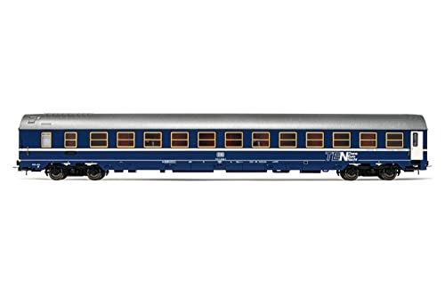 DB Typ MU 1964 Schlafwagen (WMD), „TEN“ mit weißem Dach, Epoche IV von Rivarossi