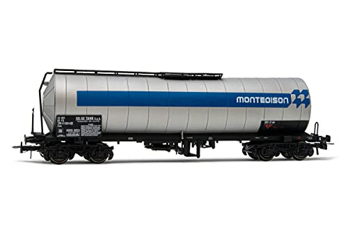 Rivarossi - Fs Tank Wagon 4-Achsen Zaes Montedison SIL/Blue V (6/21) * - RIV-HR6516 von Rivarossi