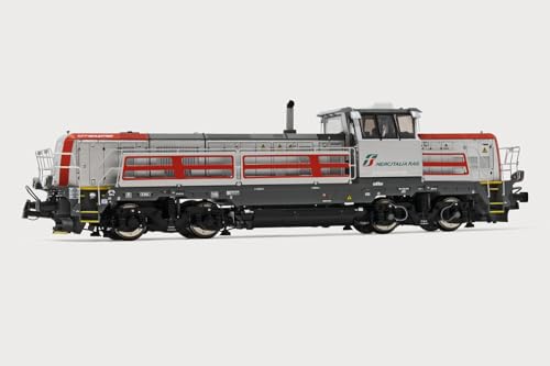 Rivarossi HR2900 Mercitalia Rail Effishunter 1000 Silber Lackierung mit rotem STRI Loco - Diesel von Rivarossi