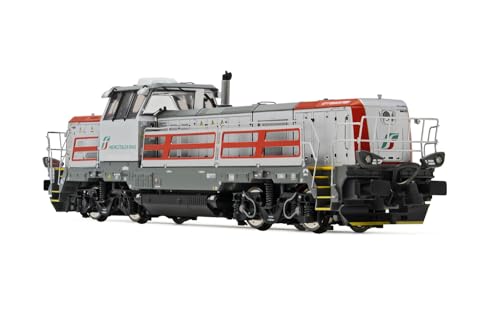 Rivarossi HR2900S Mercitalia Rail Effishunter 1000 Silber Lackierung mit roten Streifen, DCC Sound Loco - Diesel von Rivarossi