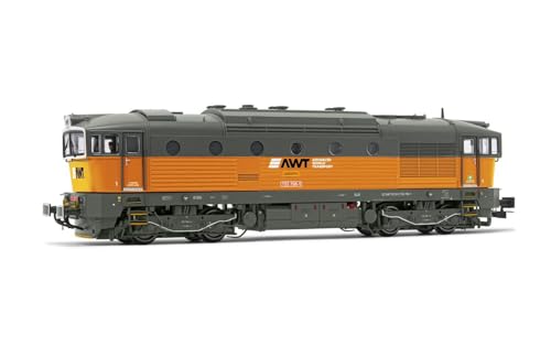 Rivarossi HR2928 AWT 4-achsige Diesellokomotive Baureihe D7537 in orangegrauer Lackierung – Diesel von Rivarossi