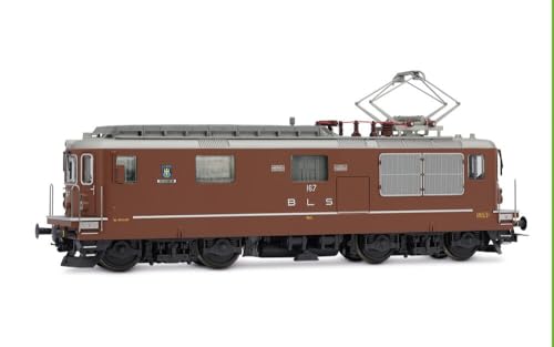 Rivarossi HR2958S BLS, Re 4/4 167 „Ausserberg“ kurz mit Fahrerfigur, BLS-Jubiläum, Folge. IV-V, mit DCC-Sound-Decoder. Elektrolokomotive Rivarossi HR2958S BLS, Re 4/4 167 „Ausserberg“ kurz mit Fahrerfigur, BLS-Jubiläum, Folge. IV-V, mit DCC-Sound-Decoder. Elektrolokomotive von Rivarossi