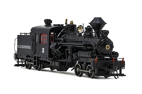 Rivarossi Heisler Dampflokomotive McCloud River Railroad #3 2-Truck Modell HO Scale DCC Ready Analog Modellbahn HR2946 von Rivarossi