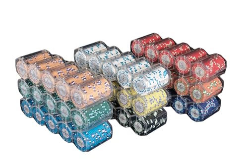 Riverboat Gaming Royale nummerierte Pokerchips - 14g 100 Stück Rack (alle Stückelungen) (1000) von Riverboat Gaming