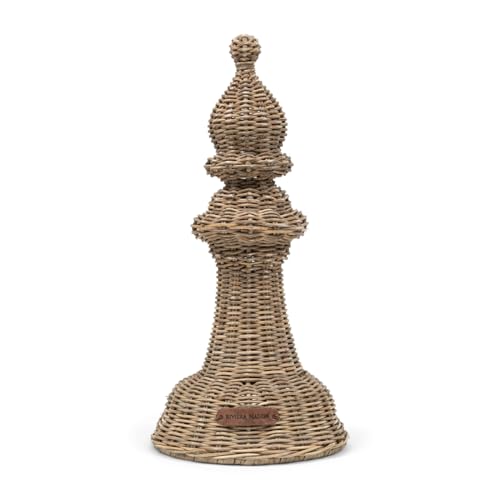 Rustic Rattan Chess Bishop Deco [RMAcc] von Riviera Maison