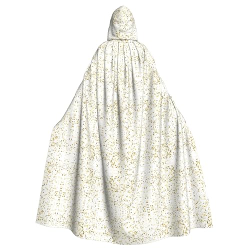 Sparsed Dreamy Stars And Spots Halloween Adult Hooded Coat - Economy Mantel Geeignet für Halloween Party Ball Rollenspiel, etc. von RoMuka