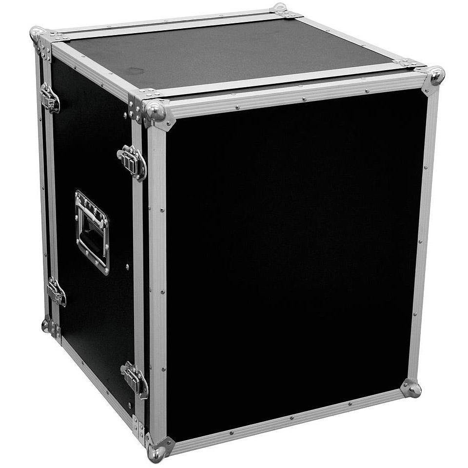 Roadinger Effect Rack CO DD, 12U, 38 cm deep, black 19"-Rack von Roadinger