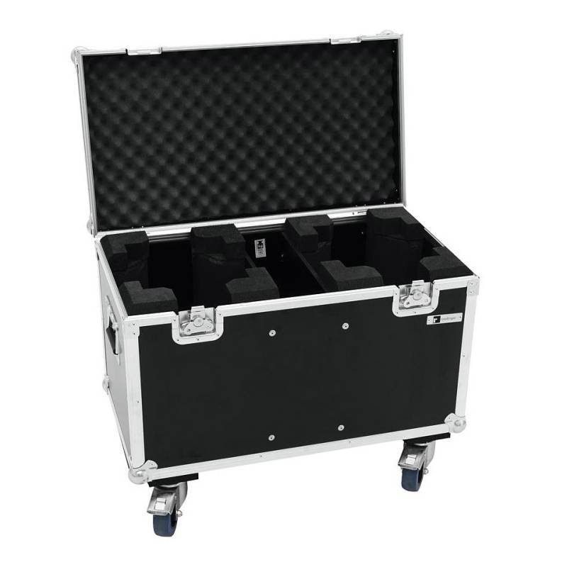 Roadinger Flightcase 2x TMH-X5 with Wheels Lichtcase von Roadinger