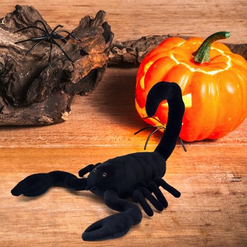 Roadoor 18-Zoll-Skorpion-Stofftier, realistisches Skorpion-Plüschtier für Halloween, kuscheliges Plüschtier für Kinder und Teenager 45 cm von Roadoor