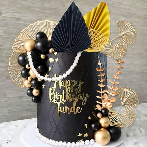 Roaring Good Time 1920s Kuchen Dekoration Prom Kuchen Dekoration Schwarz Gold Kuchen Dekoration Feather Cake Deko Roaring 20er Jahre Kuchen Dekoration von Roaring Good Time