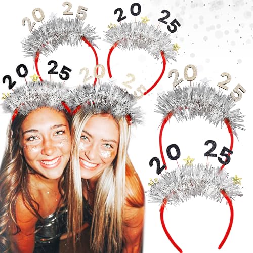 Roaring Good Time 2025 Stirnband Neujahr Party Supplies 2025 Photo Booth Requisiten Happy New Year Stirnband Silvester Party Hut Silvester Party Supplies Photo Booth Prop von Roaring Good Time