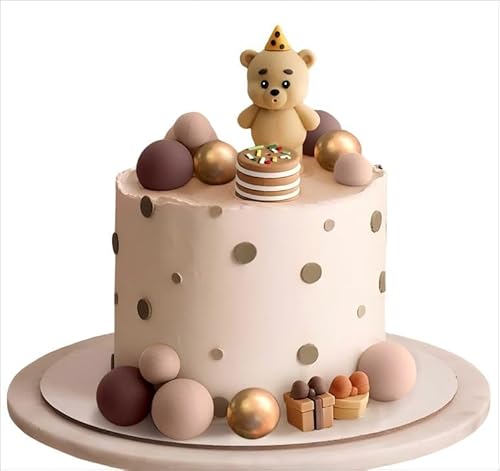 Braunbär Tortendeko Bär Baby Shower Cake Topper Bären Tortendeko Baby Shower Geburtstag Kuchen Dekoration von Roaring Good Time