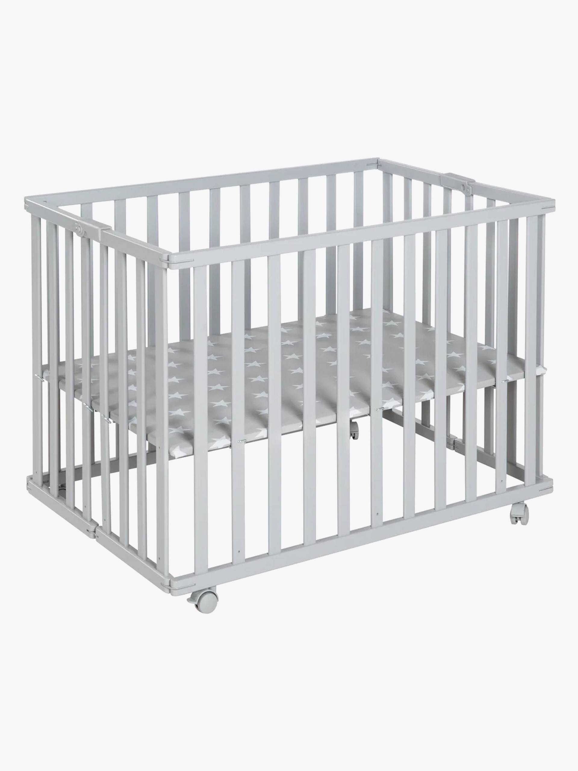 Roba Faltbar Laufgitter mit Rädern, Taupe Roba Faltbar Laufgitter mit Rädern, Taupe von Roba