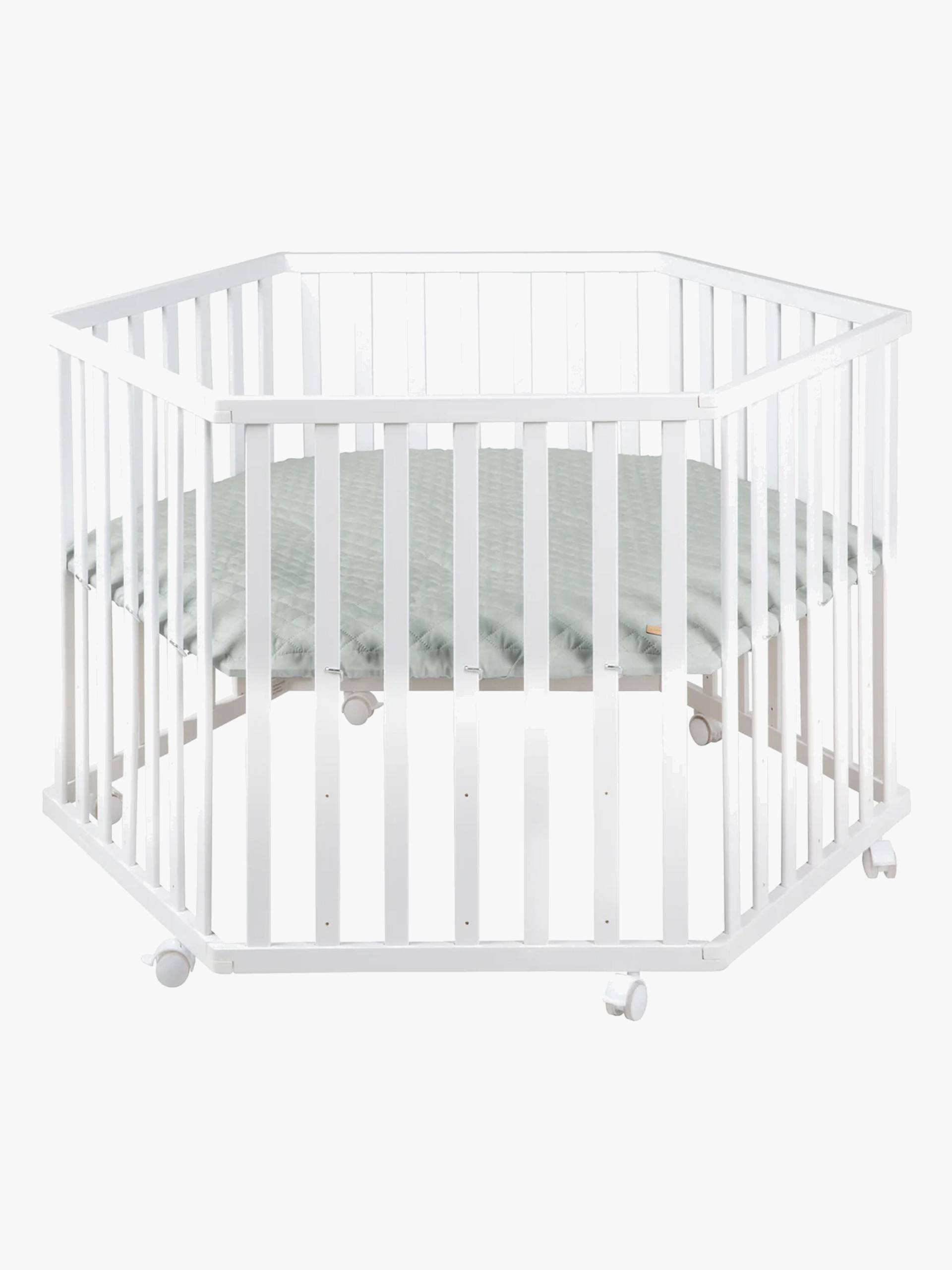 Roba Hexagon Laufgitter mit Rädern, White & Green Roba Hexagon Laufgitter mit Rädern, White & Green von Roba