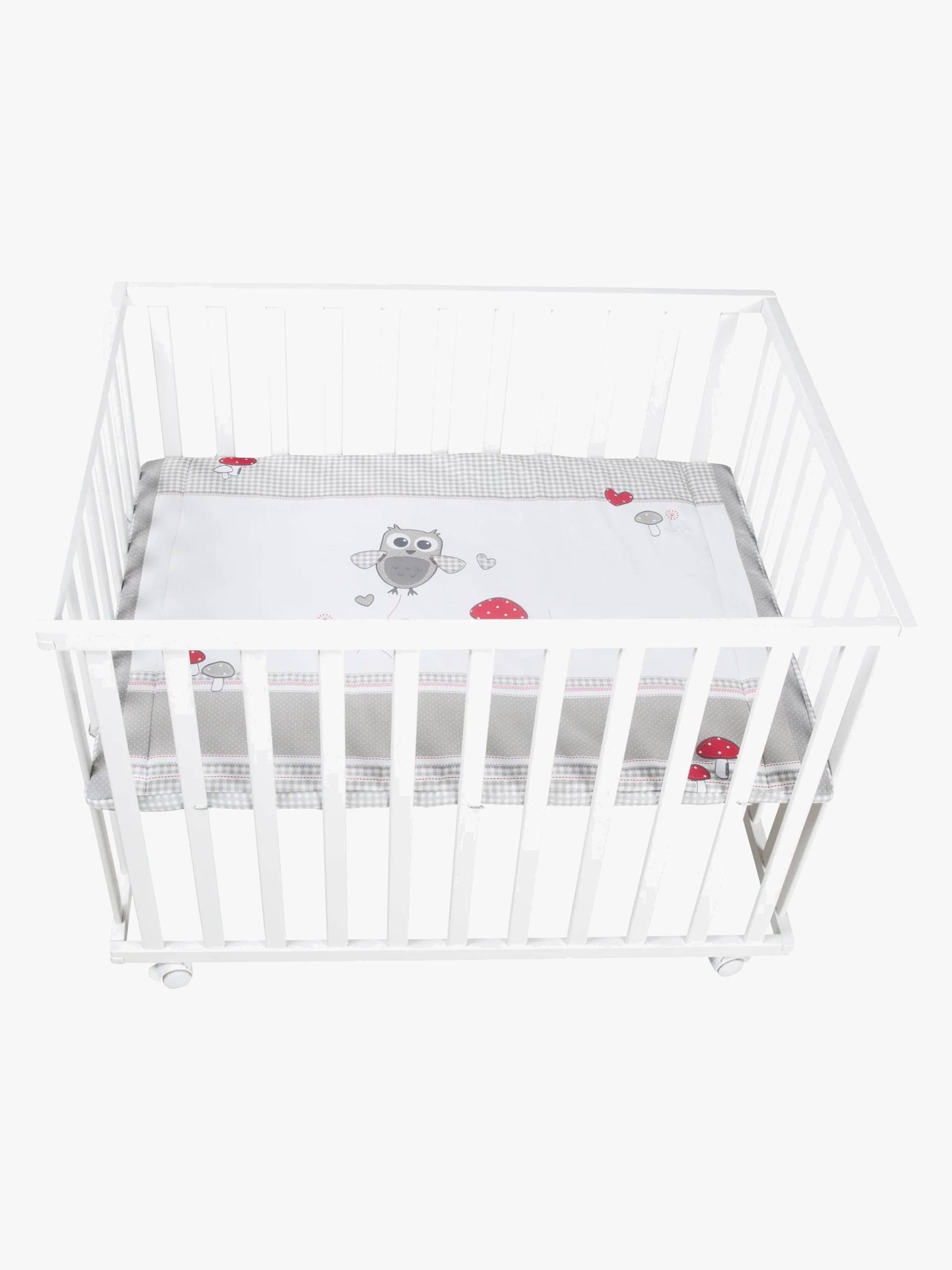 Roba Laufgitter mit Rädern, Adam & Owl White Roba Laufgitter mit Rädern, Adam & Owl White von Roba