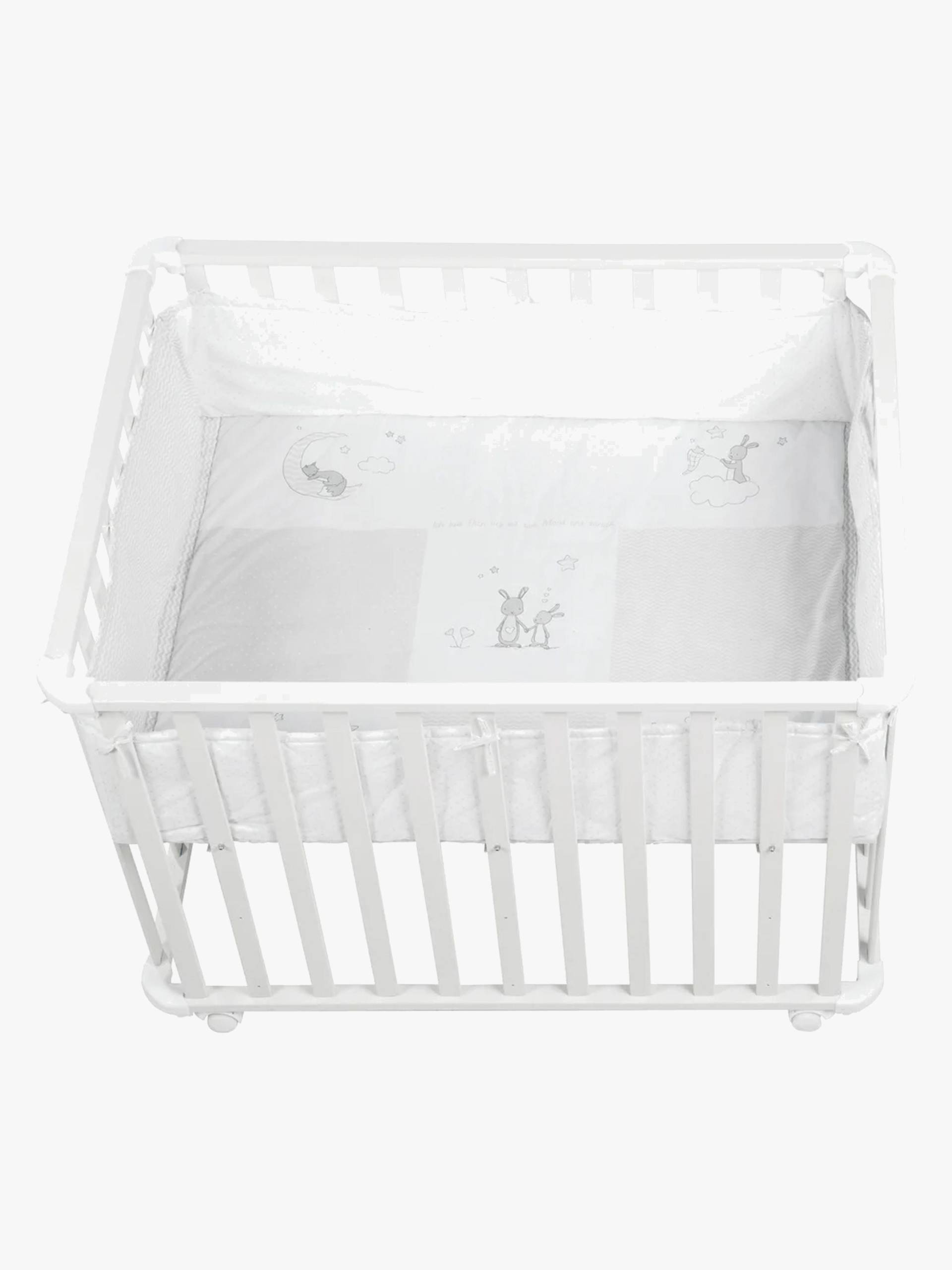 Roba Laufgitter mit Rädern, Fox & Bunny White Roba Laufgitter mit Rädern, Fox & Bunny White von Roba
