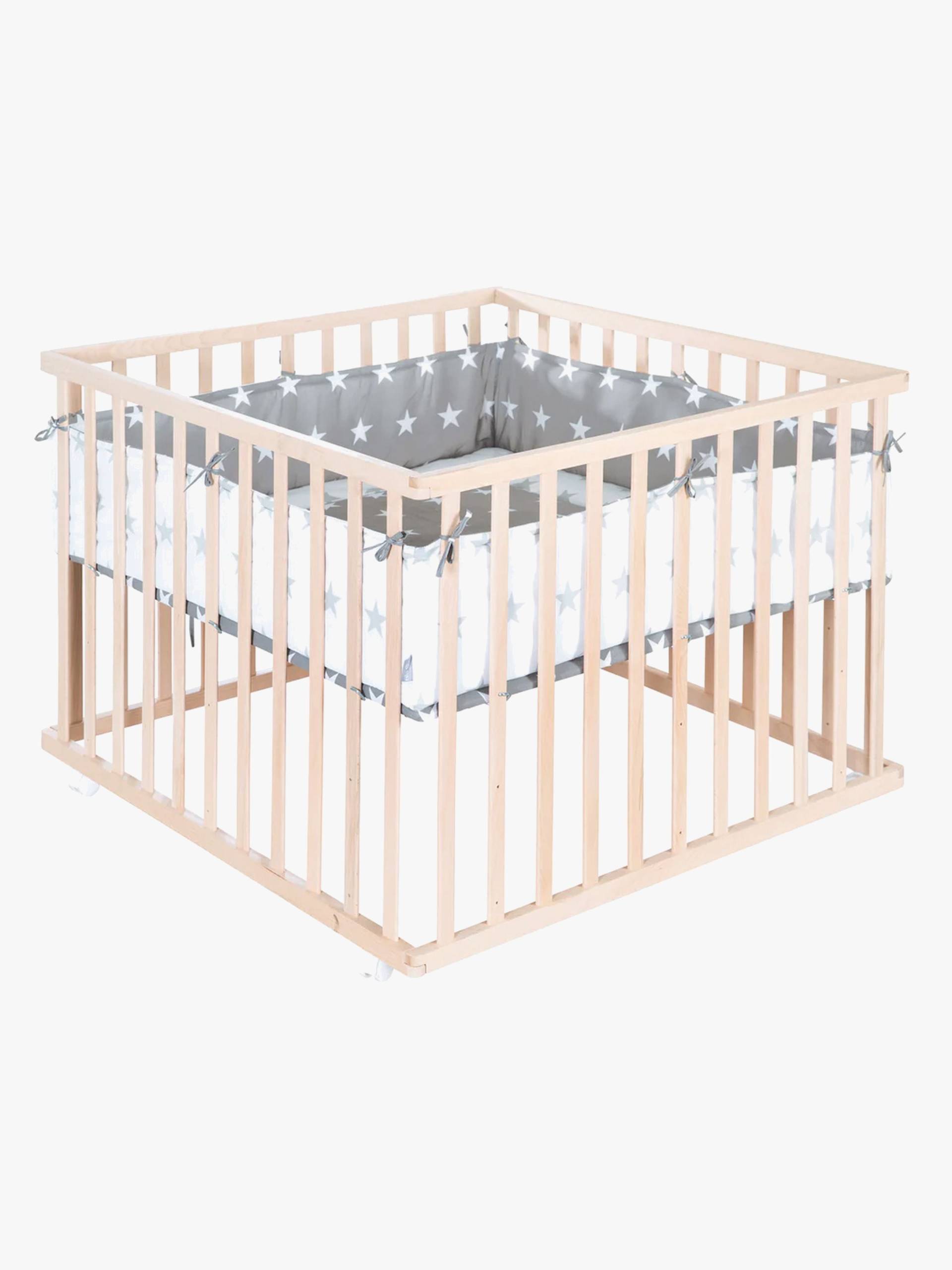 Roba Laufgitter mit Rädern, Little Stars Wood Roba Laufgitter mit Rädern, Little Stars Wood von Roba