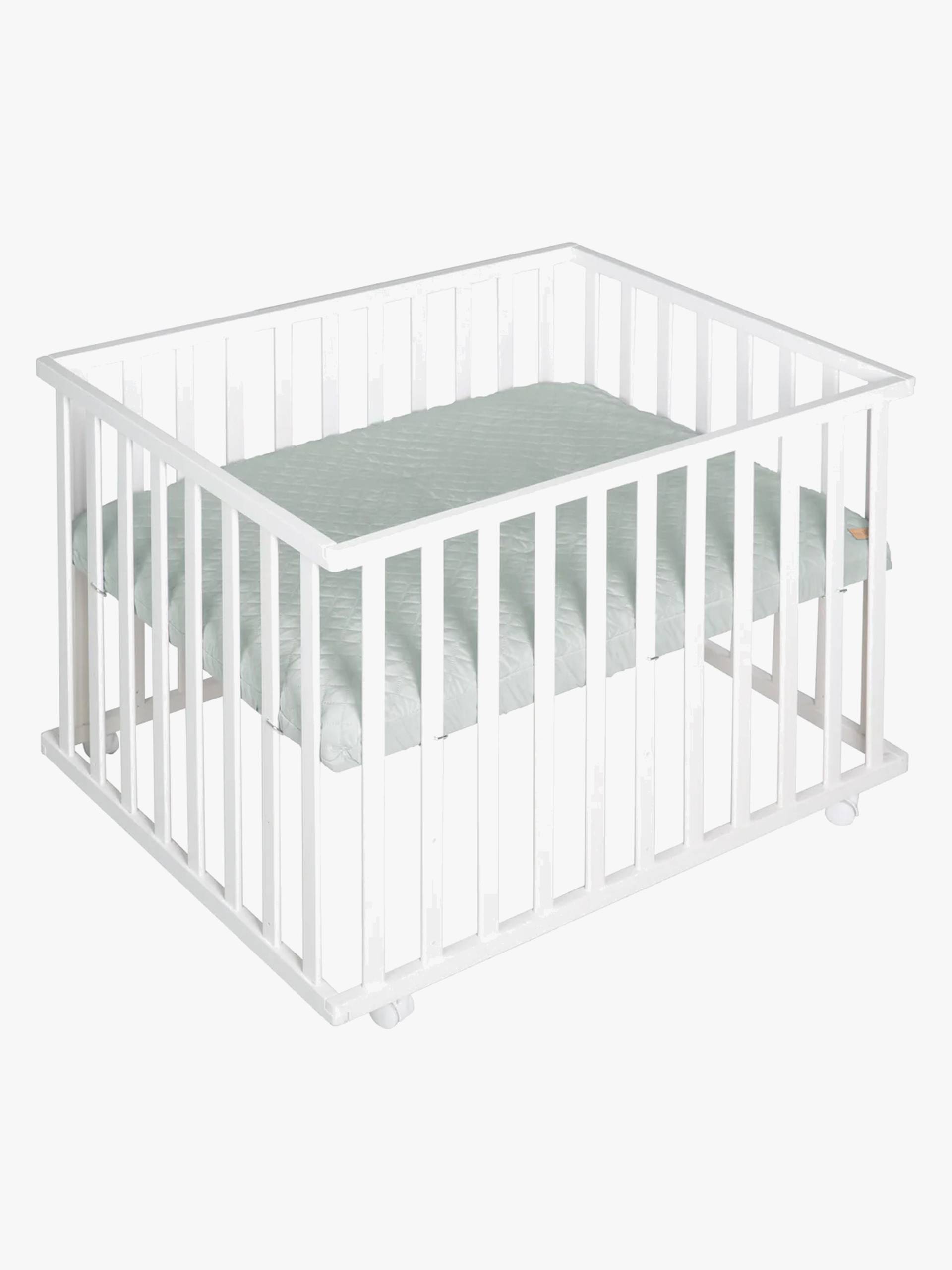 Roba Style Laufgitter mit Rädern, White & Green Roba Style Laufgitter mit Rädern, White & Green von Roba