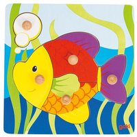 Goki 57554 - Steckpuzzle Fisch von Gollnest & Kiesel KG