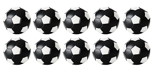 Robertson Kickerball Winspeed 35 mm 10er Set schwarz-weiß, farbecht, Abriebfest und langlebig, für Tischfußball und Tischkicker von Robertson