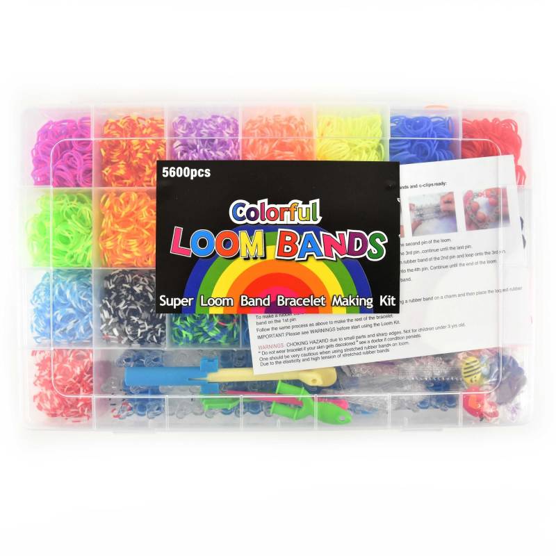 Robetoy Loom Bands 5600 Teile von Robetoy