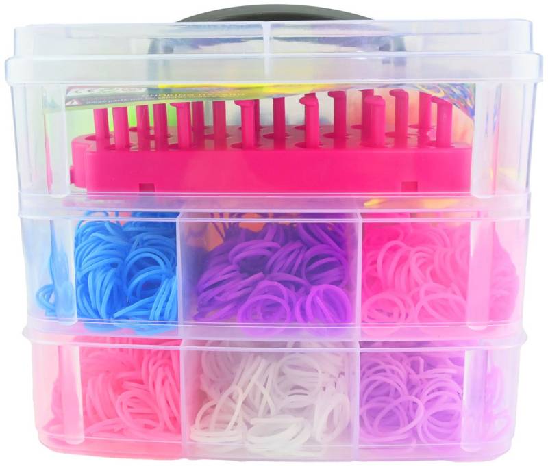 Robetoy Loom Bands DIY Armbandset 3000 Teile von Robetoy