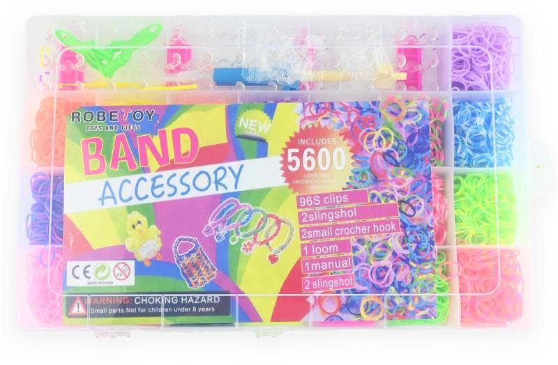 Robetoy Loom Bands DIY Armbandset 5600 Teile von Robetoy