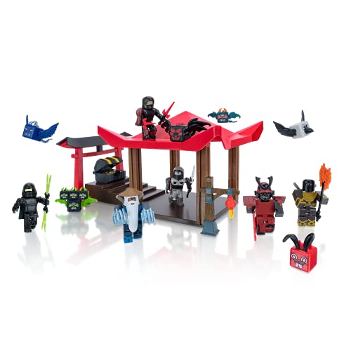 Roblox ROB0497 Ninja Legends Deluxe Spielset mit 6 Actionfiguren, Accessoires und exklusivem Spielcode, Spielzeug für Kinder ab 6 Jahren von Roblox