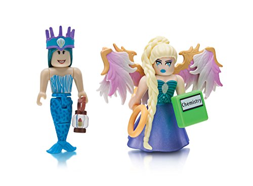 Roblox Celebrity Collection - Neverland Lagune: Kronensammler + Royale High School: Enchantress Two Figurenpaket [inklusive 2 exklusiven virtuellen Artikel] von Roblox