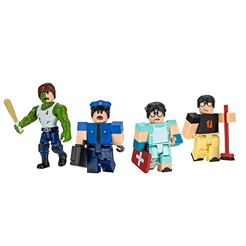 Roblox ROB0494 Field Trip Z: Principal Boss, Multipack Spielset mit 4 Actionfiguren, Accessoires und exklusivem Spielcode, Spielzeug für Kinder ab 6 Jahren von Roblox