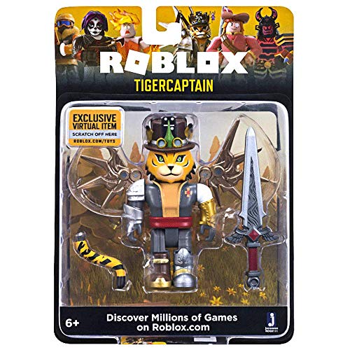 Roblox TigerCaptain 7,6 cm Figur mit exklusivem virtuellen Artikelcode von Roblox