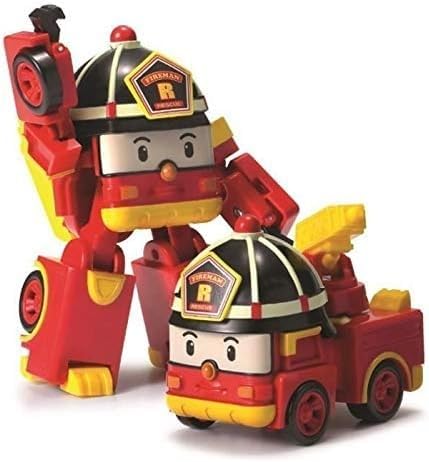 ROBOCAR POLI 54208 Figur Roy by Silverlit, verwandelbare Figur, Roboter oder Auto, 10 cm, rot, ab 3 Jahren, Medium ROBOCAR POLI 54208 Figur Roy by Silverlit, verwandelbare Figur, Roboter oder Auto, 10 cm, rot, ab 3 Jahren, Medium von Silverlit