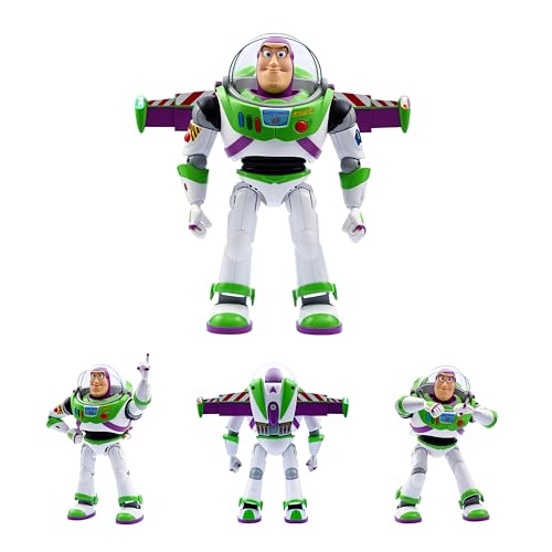 Robosen Buzz Lightyear Interaktiver Roboter – Sprach- & App-gesteuertes Spielzeug mit realistischen Bewegungen, 200+ Audioclips, Mini-Theater, programmierbaren Aktionen, Flügel, Laser & LED-Effekten von Robosen