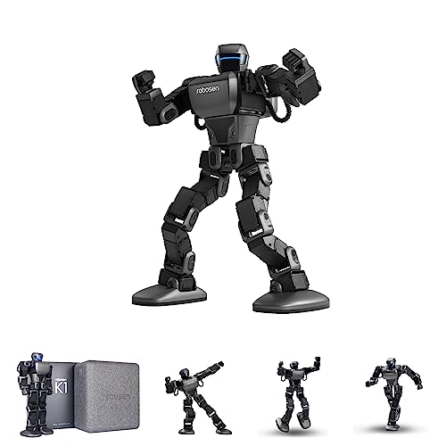 Robosen Interstellar Scout K1 Pro Serie - Next-Gen Familienunterhaltungsroboter, sprachgesteuert, programmierbarer, zweibeiniger Humanoid mit manueller und blockbasierter Programmierung von Robosen