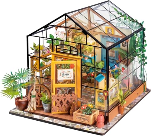 ROBOTIME DIY Miniature House Miniatur Haus für Erwachsene Mädchen und Jungen Geschenk von Robotime