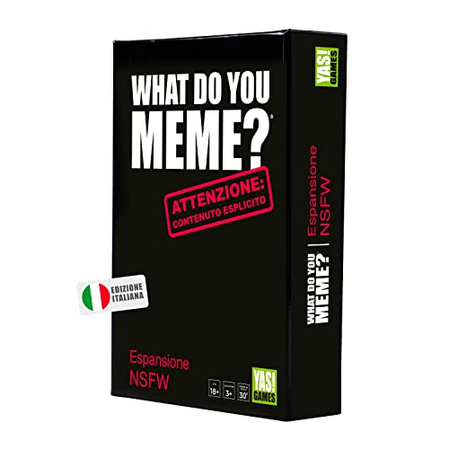 Rocco Giocattoli Erweiterung What Do You Meme? NSFW - Yas Games - Der einzige auf Italienisch, ab 18 Jahren von Rocco Giocattoli