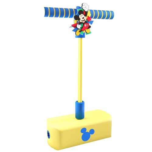 Rocco Giocattoli 20574940 Mickey Mouse Kinder Hüpfspiel Gymnastik Training Motorik Spiel Indoor Outdoor, Multicolor von Rocco Giocattoli