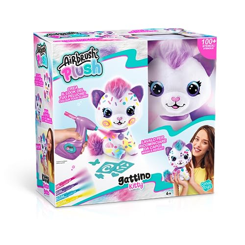 Rocco Giocattoli - Airbrush - Plüsch-Kätzchen im Dunkeln zum Ausmalen Rocco Giocattoli - Airbrush - Plüsch-Kätzchen im Dunkeln zum Ausmalen von Rocco Giocattoli