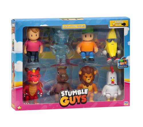 Rocco Giocattoli - Stumble Guys Action Figures 8 Pack AST A cm 8 von Rocco Giocattoli