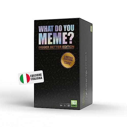 YAS Games - What Do You Meme Bigger Better - Der einzige auf Italienisch von Rocco Giocattoli