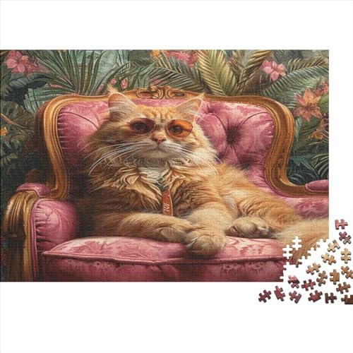 1000 Pieces Puzzles for Adults Teenagers Katze DIY Tier Puzzle Puzzles Für Erwachsene Klassische Puzzles Colourful Puzzle for Adults von Rochile