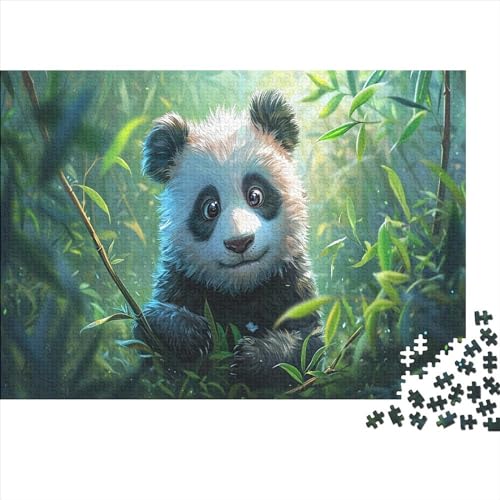 1000 Pieces Puzzles for Adults Teenagers Panda DIY Tier Puzzle Stress Relieve Family Puzzle Game Colourful Puzzle for Adults von Rochile