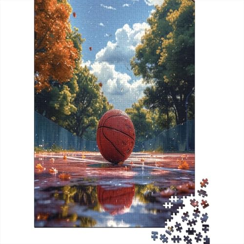 Basketball Puzzle 1000 Teile, Erwachsene, Klassische Puzzle, Impossible Puzzle,GesKükenlichkeitsspiel Für Die Ganze Familie Erwachsenenpuzzle Ab 14 Jahren Puzzel 1000pcs (75x50cm) von Rochile