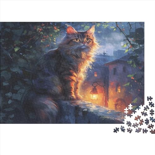 Puzzle 1000 Pieces, Adult Puzzle, Katze DIY Tier Puzzle Puzzles Für Erwachsene Klassische Puzzles Schweres Lernspielzeug Erwachsene Kinder 1000 Stück von Rochile