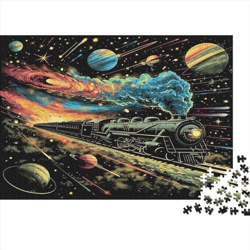 Puzzle 1000 Pieces, Adult Puzzle, Traum-Zug DIY Eisenbahn Puzzle Puzzles Für Erwachsene Klassische Puzzles Relaxation Puzzle Games,mental Exercise Puzzle von Rochile