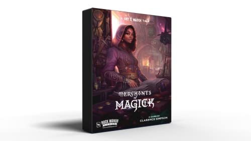 Rock Manor Games Merchants of Magick - A Set a Watch Tale Brettspiel von Rock Manor Games