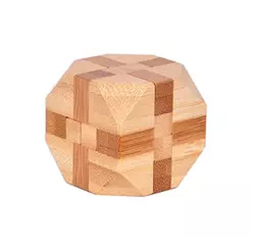 Rock Ridge Bamboo Kong-Ming Puzzle Cubes - Brain Teaser Blocks (H) von Rock Ridge